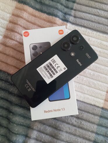 256 gb: Redmi Note 13, 256 GB, rəng - Qara, Barmaq izi