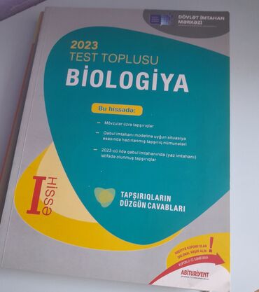 Testlər: Biologiya Testlər 10-cu sinif, DİM, 1-ci hissə, 2023 il