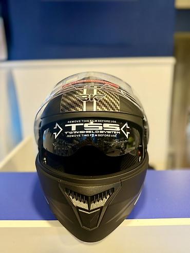 moto kaski: Moto dəbilqə – TELSON, integral tip - Twin Shield System: daxili — 2