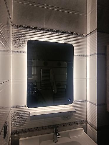 isti su torbasi: Güzgü Divar üçün, Düzbucaqlı, Hamam üçün, Arxa işıqlı — 1