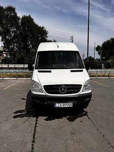 сетка военная: Mercedes‑Benz Sprinter (длинная база, высокий крыша), белый. 2.7 мотор — 4