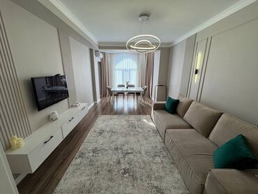 квартира в районе кызыл аскер: 4 комнаты, 127 м², Элитка, 10 этаж, Дизайнерский ремонт