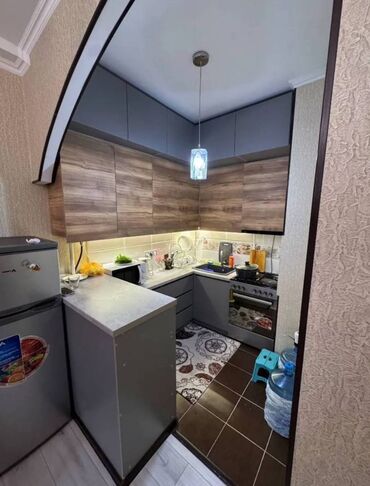 дешевые квартиры в оше: 2 комнаты, 45 м², Элитка, 8 этаж, Евроремонт
