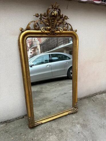 RS - Antique Mirrors: Stilsko ogledalo 19. vek u pozlati Stilsko ogledalo iz 19. veka — 5