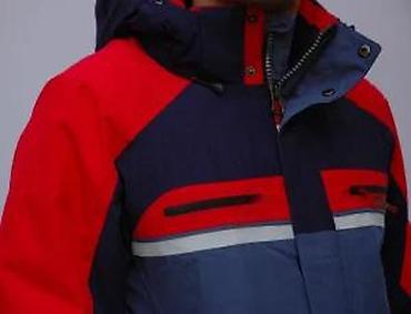 Zimske jakne: Muška zimska jakna sa kapuljačom - Boje: teget, crvena i siva/plava — 19