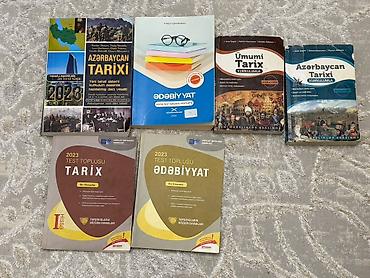 Məktəb/imtahan hazırlığı üçün tarix və ədəbiyyat üzrə dərslik və test