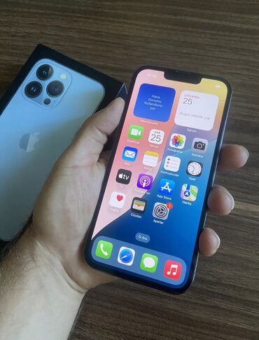 poco m4 pro 5g qiymeti: IPhone 13 Pro, 128 GB, Sierra Blue, Kredit, Simsiz şarj, Face ID