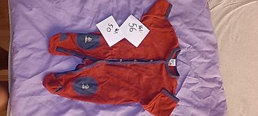 koncane pantalone: Bebi štramplice/pajac sa stopalicama - Veličine: 50 i 56 (naznačeno — 1
