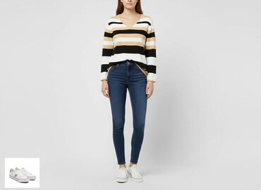 modne bluzy dla nastolatek: Sweter damski, rozmiar S