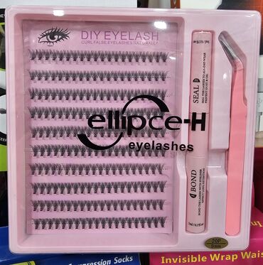 Kosmetika dəstləri: Ellipce-H DIY Eyelash – fərdi dəstəli süni kiprik seti temu kirpiklər — 11
