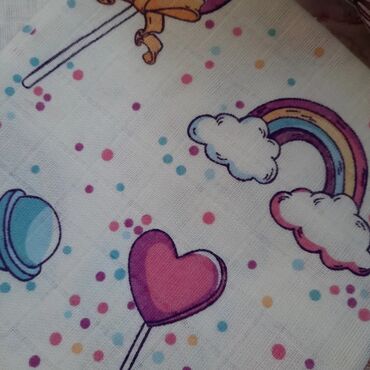 Ostale dečije stvari: Set pamučnih tetra/pelena i muslin tkanina sa raznim printovima za — 10