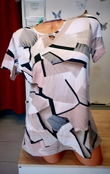 Bluze: Ženske bluze pamuk likra elastin Vel. M. L. Xl. 2xl. 3xl. 4xl Cena — 1