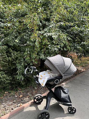 Коляски: Коляска, Stokke, цвет - Серебристый, Б/у, Самовывоз — 18
