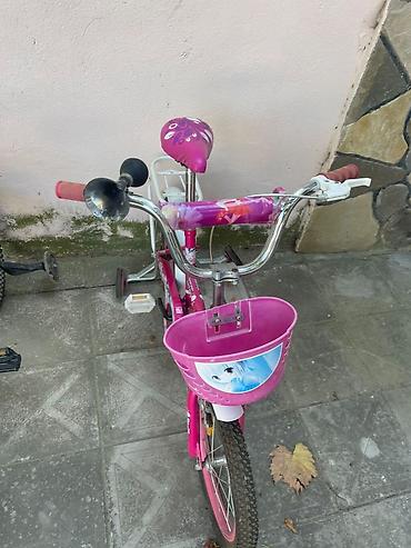 usag ucun: Uşaq velosiped 1) Qız uşağı üçün pink rəngli model - Təxmini 14" — 10