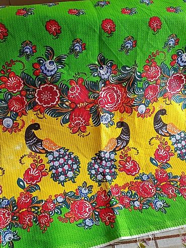 Полотенца: Кухонные вафельные полотенца с ярким принтом. размер 50/70 Материал — 15