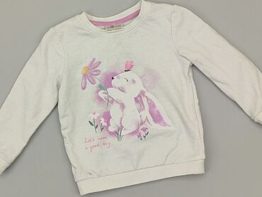 sweterek z kokardkami na rekawach: Bluza, So cute, 1.5-2 lat, 86-92 cm, stan - Dobry