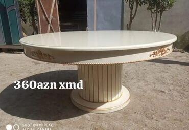 Asılqanlar: Qonaq masası, Yeni, Açılmayan, MDF, Yumru masa