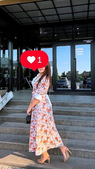 Көйнөктөр: Платье миди с цветочным принтом Ange dress - Длина: миди/макси до — 2