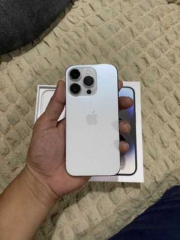 ıphone: IPhone 14 Pro, 256 GB, Ağ, Zəmanət, Face ID