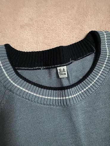 Koftalar, sviterlər: Uşaq üçün qısaqoll trikotaj sviter/köynək - Ölçü: 12-A, boy 154 sm — 1