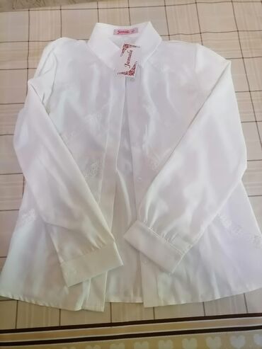 женские летние блузки классические: Блузка, Solid print