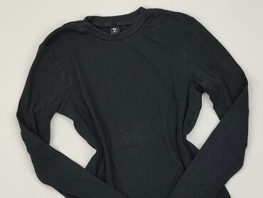 czarna bluzka dziewczęca: Bluzka, 14 lat, 158-164 cm, stan - Dobry