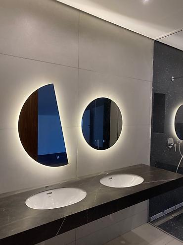 Душевые перегородки и ограждения: Принимаем на заказ: зеркальные панно любой сложности и дизайна зеркала — 5