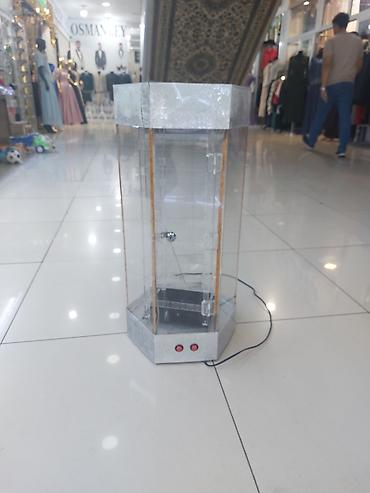 Stend vitrinləri: Şüşə vitrin stendi – elektriklə işləyən, fırlanan nümayiş kabinəsi - — 3