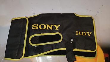 krosnu aparatı hd: Sony HDV video kamera, bir neçə batareya və qoruyucu çanta ilə təklif — 2