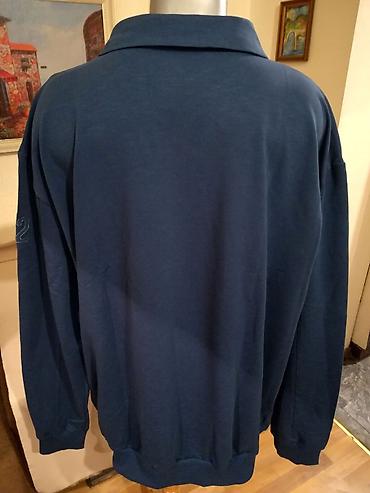 premiate plave: Novi muski pamucni duks sa kragnom u velikom broju Benx 5XL Plavi — 4