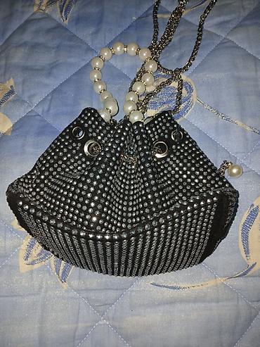 libuel bags: Elegantna večernja torbica sa kristalnim sjajem - Model: bucket/pouch — 2