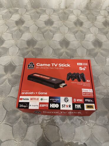 oyun ucun barmaqliq: Game TV stick. Satılır. 10-15 gün isdifadə olunub. Təzə kimidir. Hər