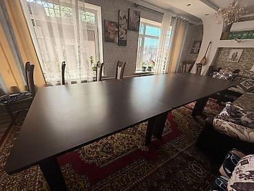 кух столы: Стол трансформер Для зала, Раскладной стол, цвет - Коричневый — 2