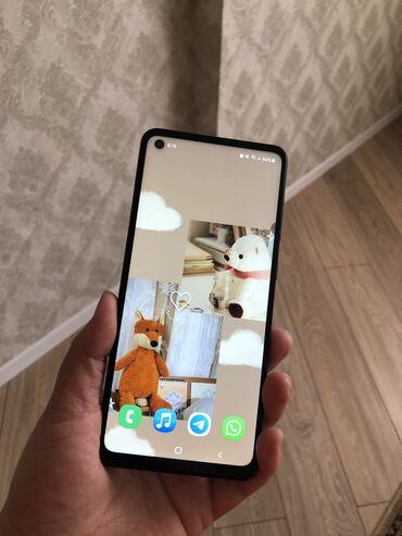 Samsung: Samsung Galaxy A21S, 64 GB, rəng - Göy, Barmaq izi, İki sim kartlı, Face ID