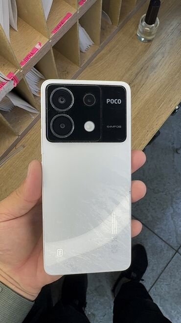 телефон ж1: Poco X6, Б/у, 256 ГБ