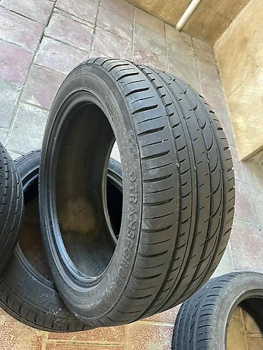 Təkərlər: 4 ədəd avtomobil şini - Növ: Yay (asfalt üçün) - Protektor dizaynı — 4