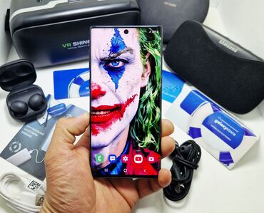 Samsung: Samsung Note 10, Б/у, 512 ГБ, цвет - Черный, 2 SIM, 1 SIM, eSIM — 1