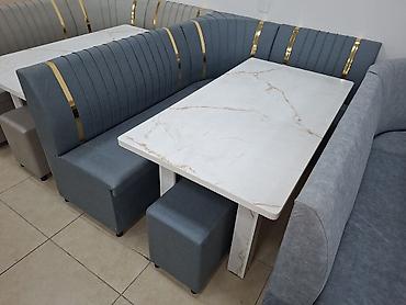 silver kitchen: Кухонный мягкий уголок, Новый, Пластик, цвет - Бежевый — 3