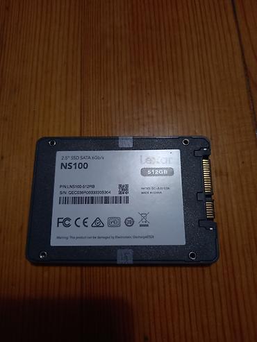 512: Lexar NS100 512GB SSD satılır. Noutbuk və ya kompüterdə sistem diski — 1