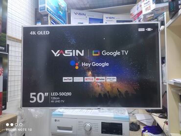 беспроводные игровые наушники: Акция Телевизор Yasin QLED 50Q90 130 см 50" 4KHD (Смарт ТВ) Гарантия 3