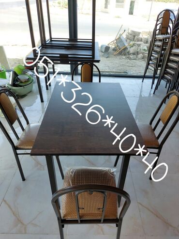 Masa və oturacaq dəstləri: Stol stul masa ve oturacaq destleri Tek-Tek ve Komplekt Wekilde — 9