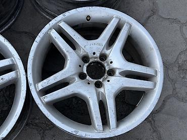 r18 mercedes: Литые Диски R 18 AMG, Комплект, отверстий - 5, Б/у — 5