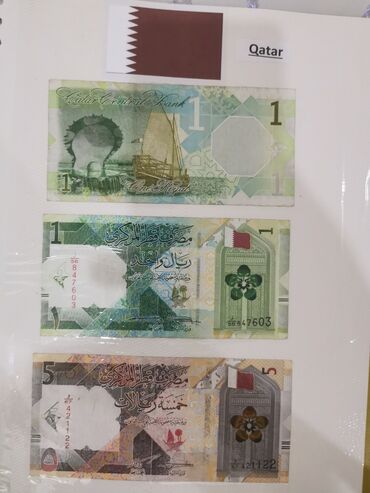 Əskinaslar: Xarici pul nişanları kolleksiyası – müxtəlif ölkələrdən banknotlar — 11