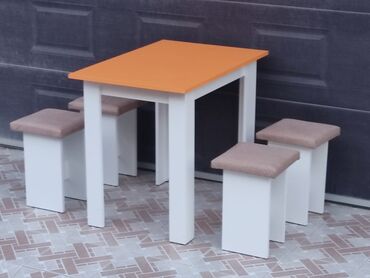 Masa və oturacaq dəstləri: Mətbəx üçün, Yeni, Açılmayan, Kvadrat masa, 4 stul -da lalafo.az — 6 Masa və oturacaq dəstləri: Mətbəx üçün, Yeni, Açılmayan, Kvadrat masa, 4 stul — 6