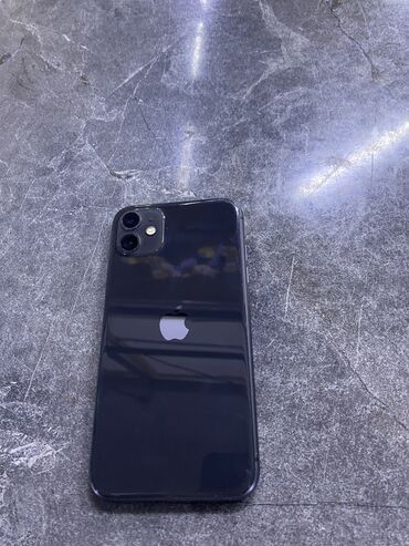 Apple iPhone: IPhone 11, Б/у, 64 ГБ, Jet Black, Чехол, Коробка, 73 %