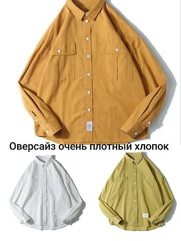мед одежда: Стильные рубашки из очень плотного хлопка с длинным рукавом в 4-х — 3