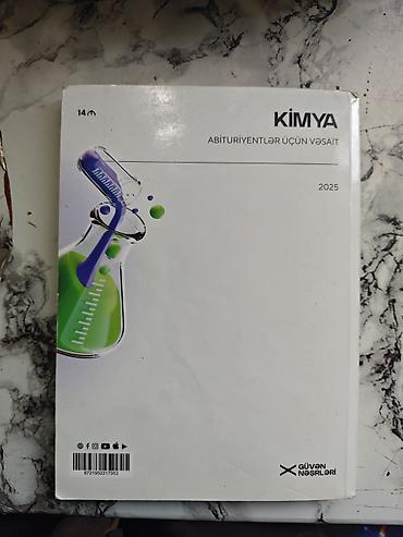 Məhsul: “Kimya – Abituriyentlər üçün vəsait” (2025) Müəllif: Əliyar lalafo.az -da — 2 Məhsul: “Kimya – Abituriyentlər üçün vəsait” (2025) Müəllif: Əliyar — 2