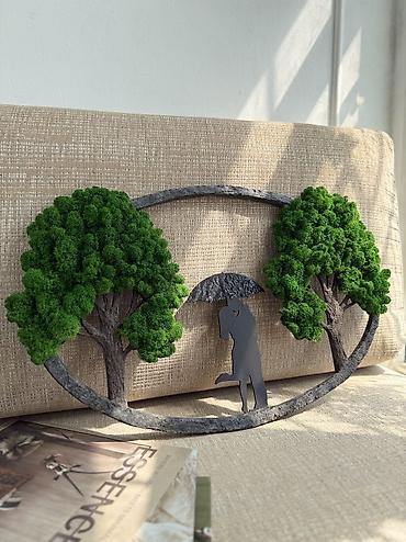 Панно: Панно ручной работы – это уникальный фито-декор из мха, который — 3