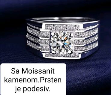 putna torba sa točkićima: Muški prsten, Materijal: Cirkon