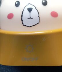 Stol lampaları: Uşaq otağı üçün şirin ayı fiqurunda gecə lampası Comida firması. Iki — 12